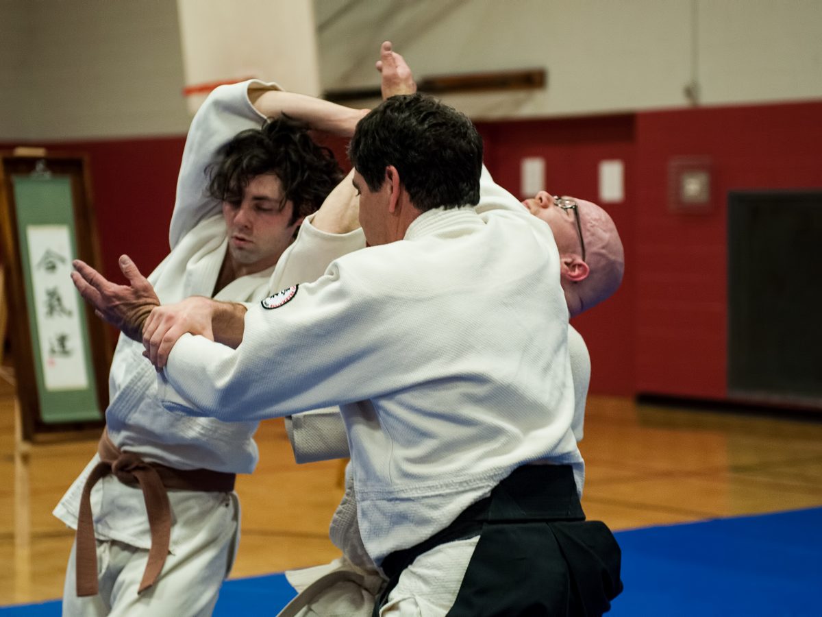 Crowell Sensei handling two attackers at once