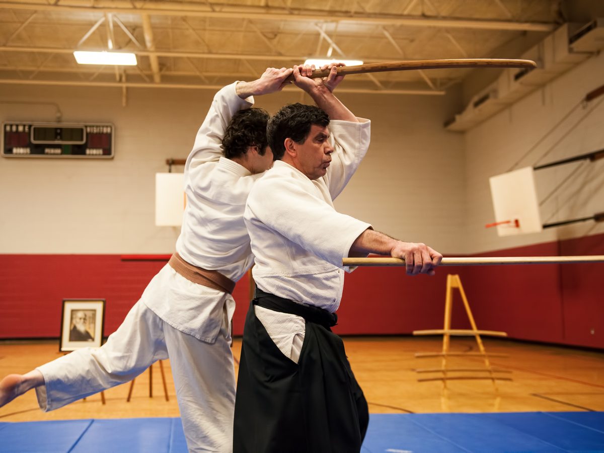 Crowell Sensei disarming a bokken attack